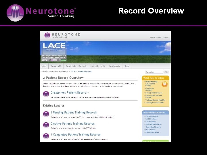 Record Overview 