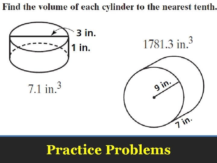 Practice Problems 