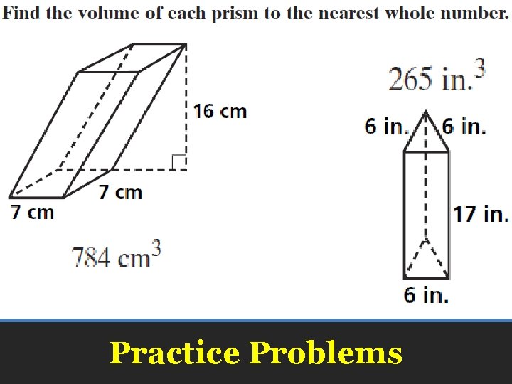 Practice Problems 