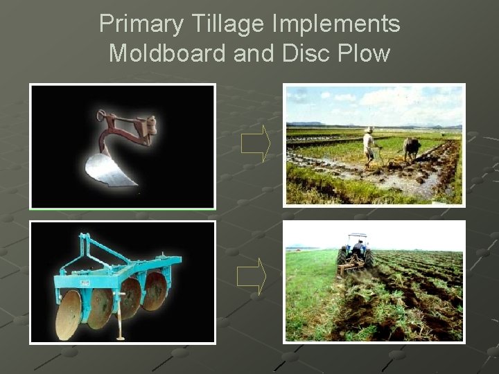 Primary Tillage Implements Moldboard and Disc Plow 