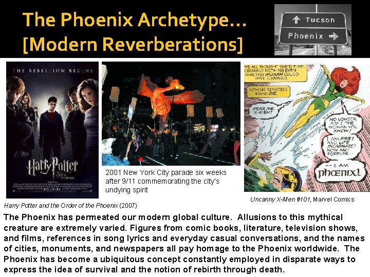 The Phoenix Archetype… [Modern Reverberations] 2001 New York City parade six weeks after 9/11
