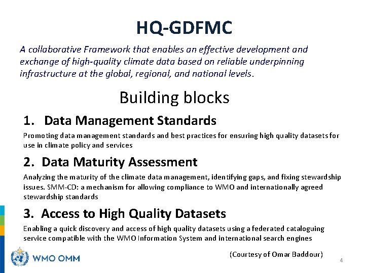 HQ-GDFMC A collaborative Framework that enables an effective development and exchange of high-quality climate