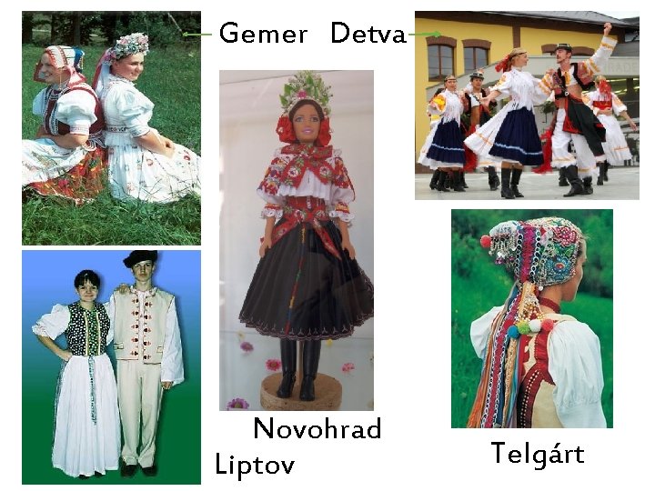 Gemer Detva Novohrad Liptov Telgárt 