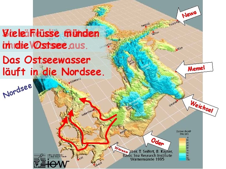 a New Viele So sähe Flüsse die Ostsee münden ohne in die. Wasser Ostsee.