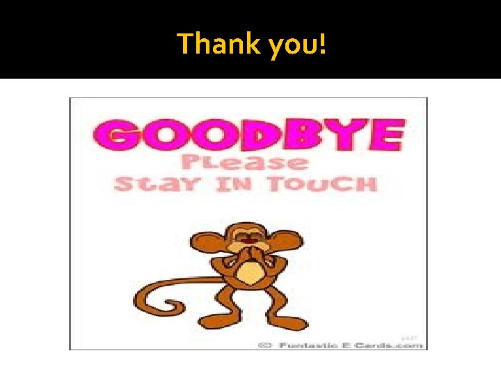 Thank you! Thank you!