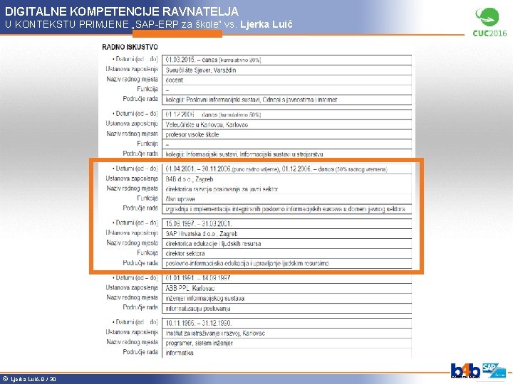 DIGITALNE KOMPETENCIJE RAVNATELJA U KONTEKSTU PRIMJENE „SAP-ERP za škole” vs. Ljerka Luić ã Ljerka