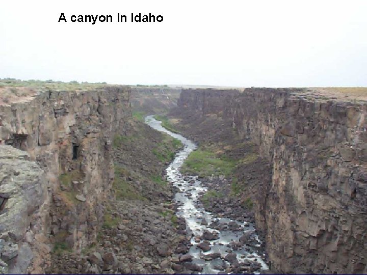 A canyon in Idaho 