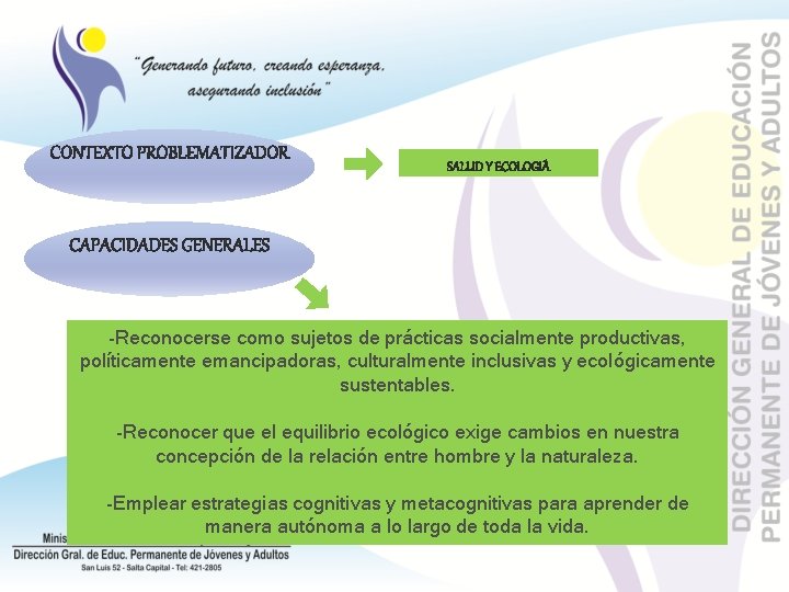 -Reconocerse como sujetos de prácticas socialmente productivas, políticamente emancipadoras, culturalmente inclusivas y ecológicamente sustentables.