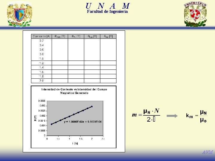 U N A M Facultad de Ingeniería AVM 
