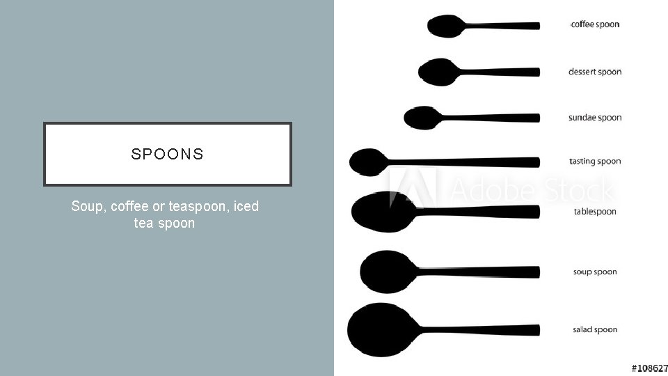 SPOONS Soup, coffee or teaspoon, iced tea spoon 