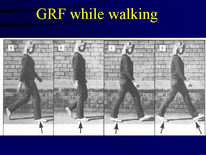 GRF while walking 