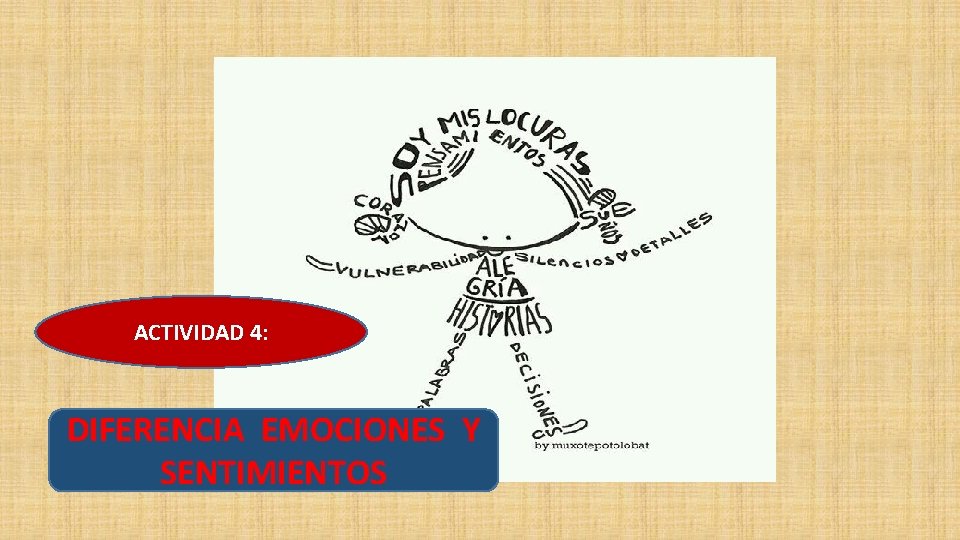 ACTIVIDAD 4: DIFERENCIA EMOCIONES Y SENTIMIENTOS 