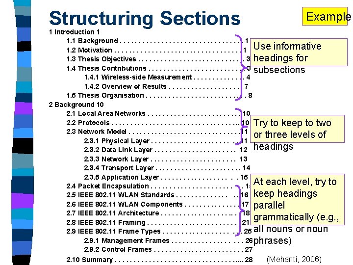 Structuring Sections Example 1 Introduction 1 1. 1 Background. . . . 1 1. Structuring Sections Example 1 Introduction 1 1. 1 Background. . . . 1 1.