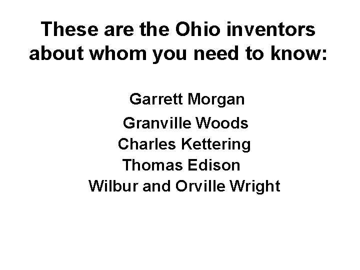 These are the Ohio inventors about whom you need to know: Garrett Morgan Granville