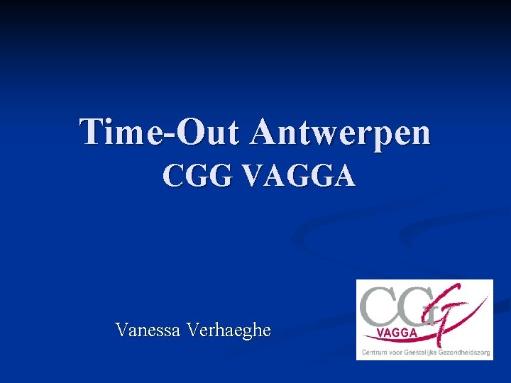 Time-Out Antwerpen CGG VAGGA Vanessa Verhaeghe 