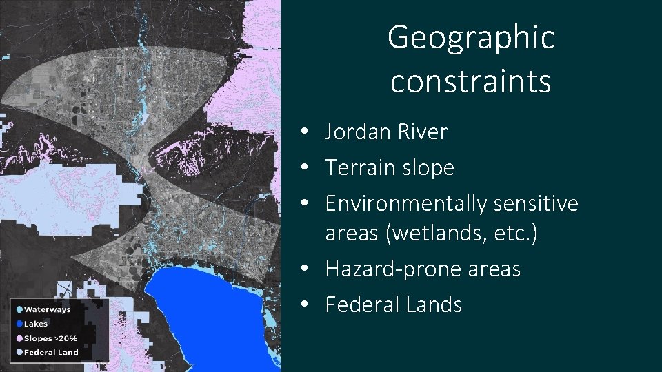 P A C I H AP W E N M R G Geographic constraints