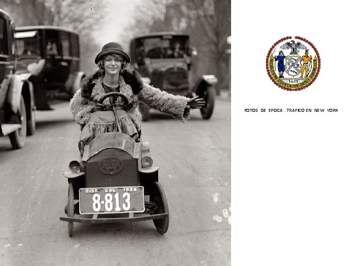 FOTOS DE EPOCA. TRAFICO EN NEW YORK 