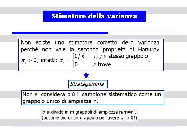 Stimatore della varianza 