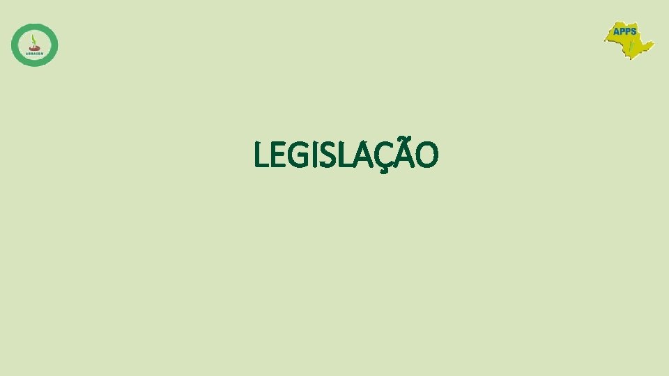 LEGISLAÇÃO 