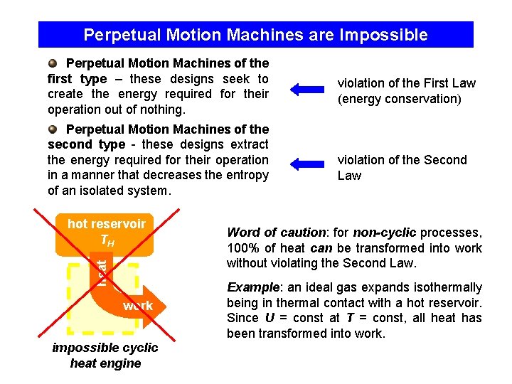 Perpetual Motion Machines are Impossible Perpetual Motion Machines of the first type – these