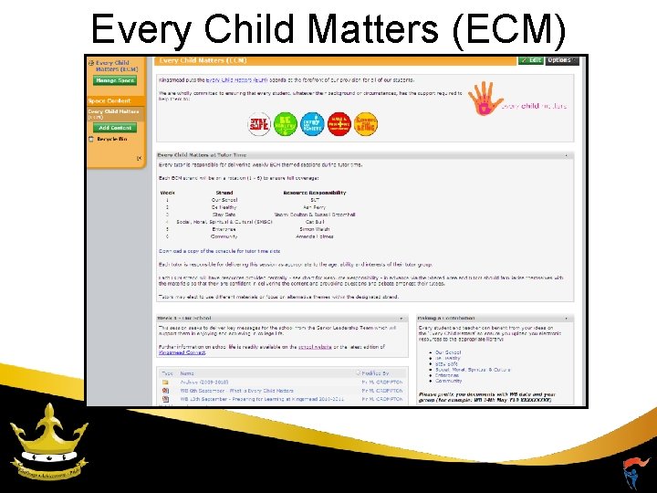 Every Child Matters (ECM) 