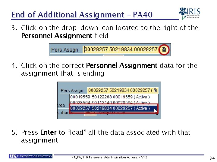 End of Additional Assignment – PA 40 3. Click on the drop-down icon located