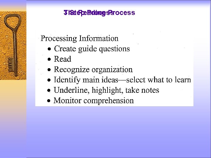 3 Step The Reading Process 