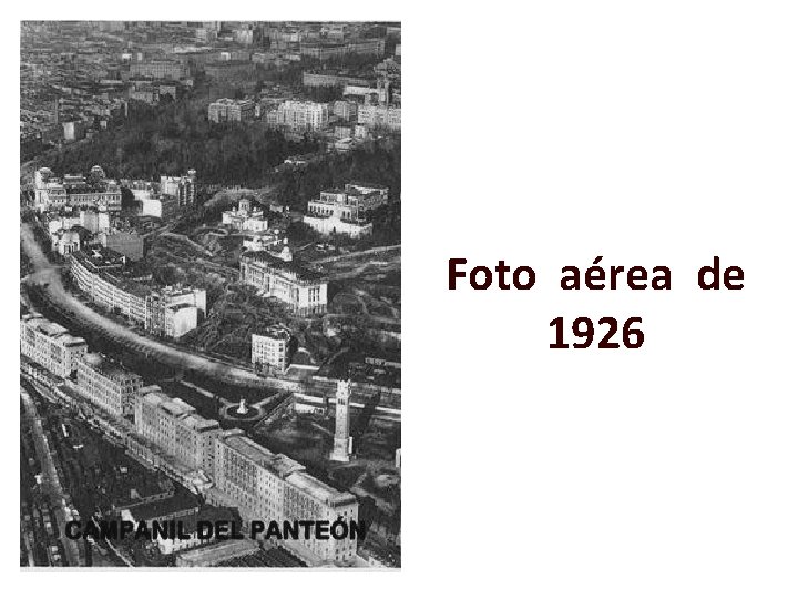 Foto aérea de 1926 