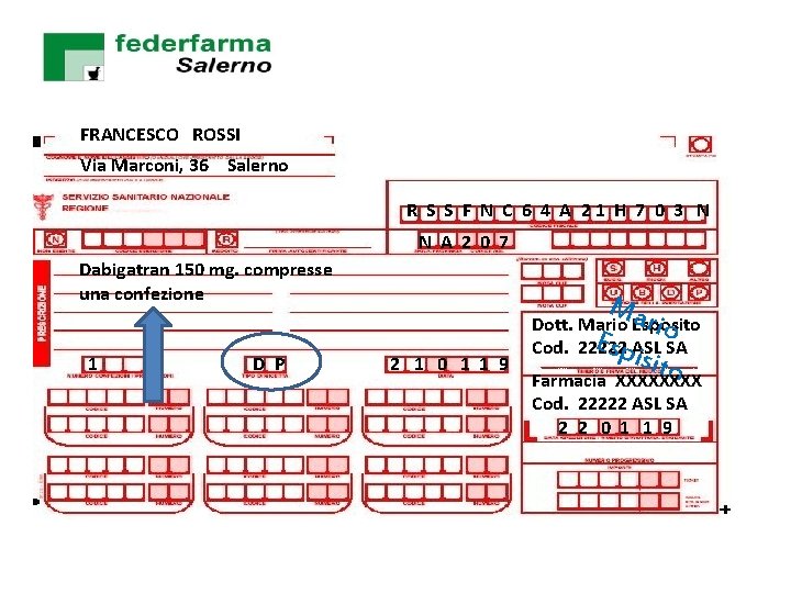 FRANCESCO ROSSI Via Marconi, 36 Salerno R S S F N C 6 4