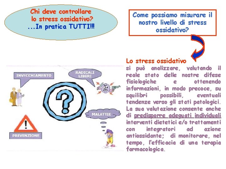 Chi deve controllare lo stress ossidativo? . . . In pratica TUTTI!!! Come possiamo