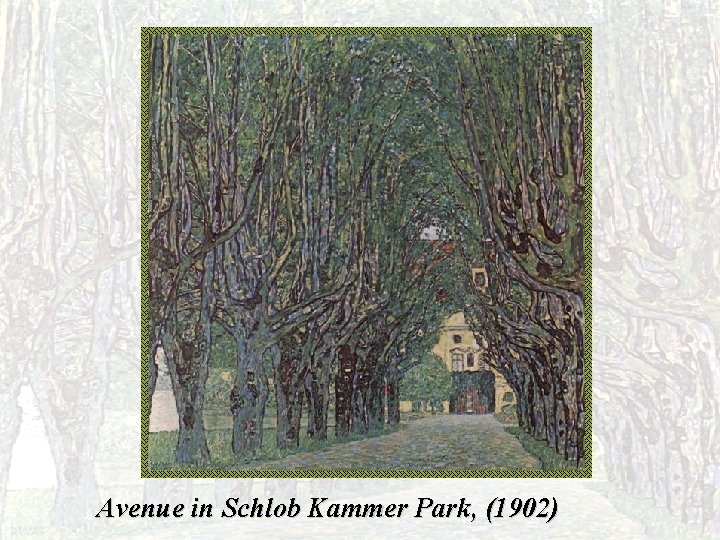 Avenue in Schlob Kammer Park, (1902) 