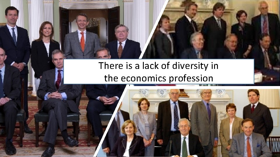 There is a lack of diversity in the economics profession 