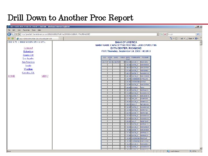 Drill Down to Another Proc Report 