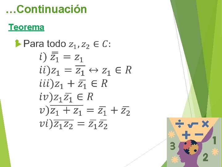 …Continuación Teorema 