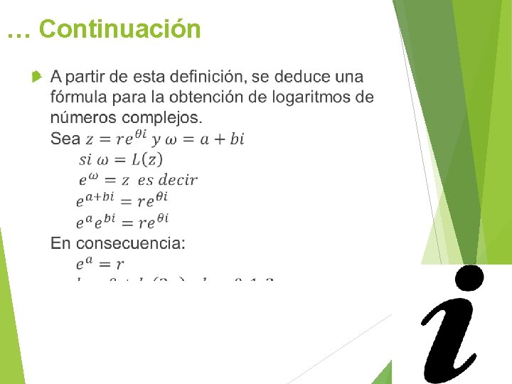 … Continuación 