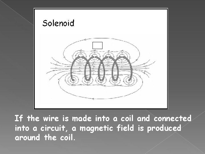 If the wire is made into a coil and connected into a circuit, a