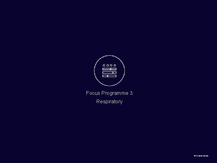  Focus Programme 3: Respiratory © 4 D pharma plc 