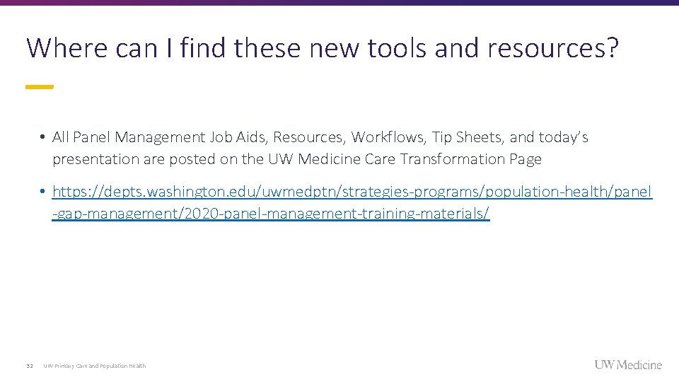 Where can I find these new tools and resources? • All Panel Management Job Where can I find these new tools and resources? • All Panel Management Job