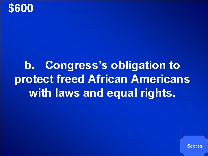 © Mark E. Damon - All Rights Reserved $600 b. Congress’s obligation to protect