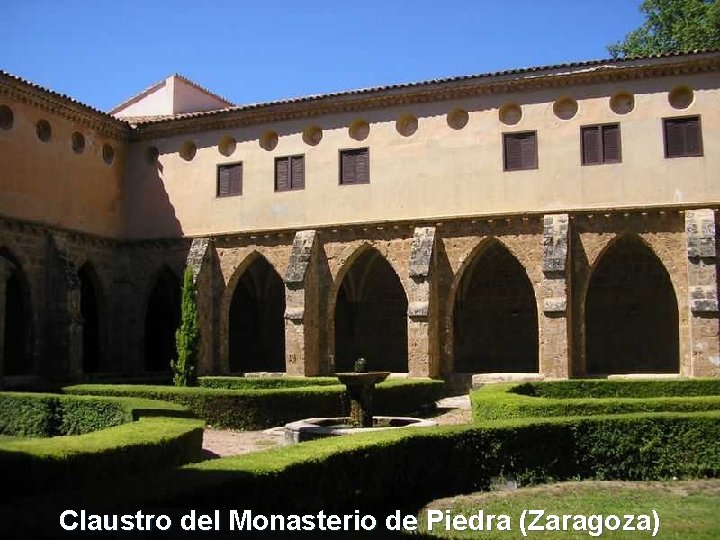 Claustro del Monasterio de Piedra (Zaragoza) 