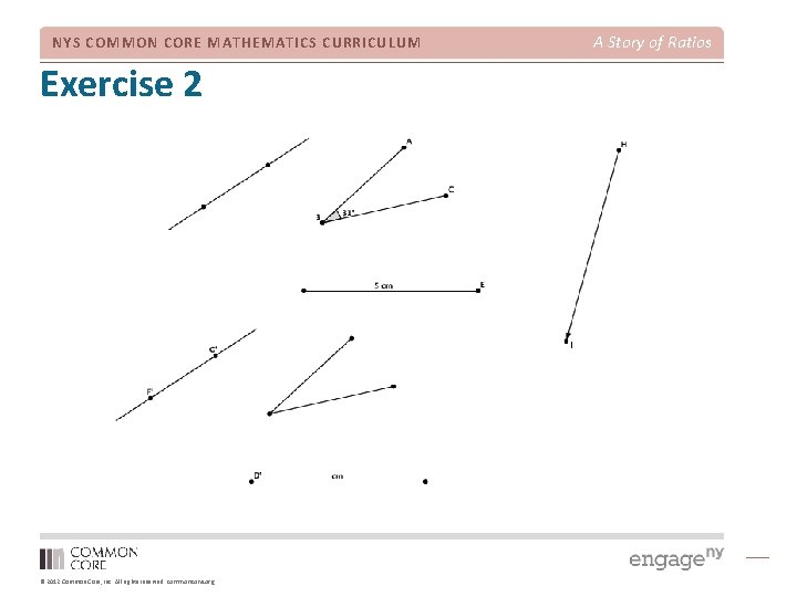NYS COMMON CORE MATHEMATICS CURRICULUM Exercise 2 © 2012 Common Core, Inc. All rights