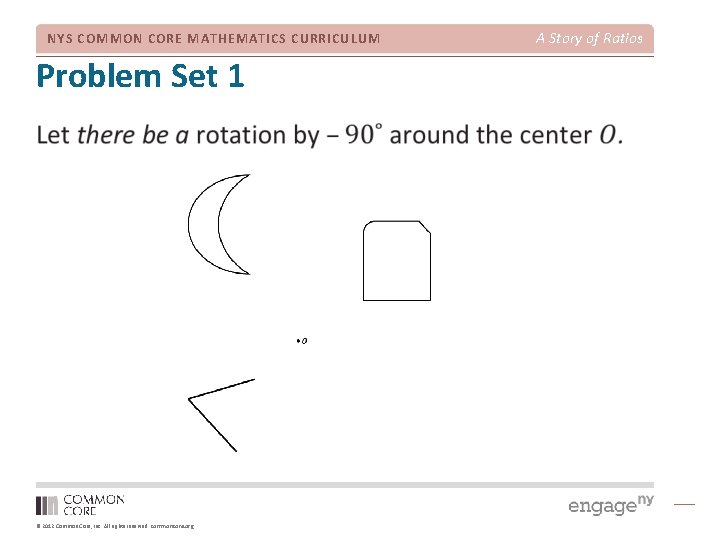 NYS COMMON CORE MATHEMATICS CURRICULUM Problem Set 1 © 2012 Common Core, Inc. All