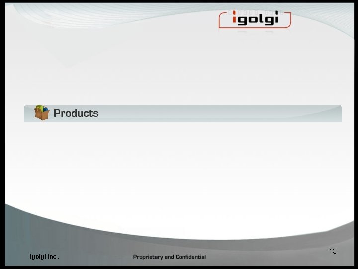 igolgi Inc. 13 igolgi Inc. 13