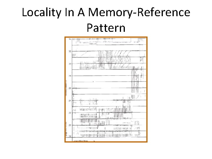 Locality In A Memory-Reference Pattern 