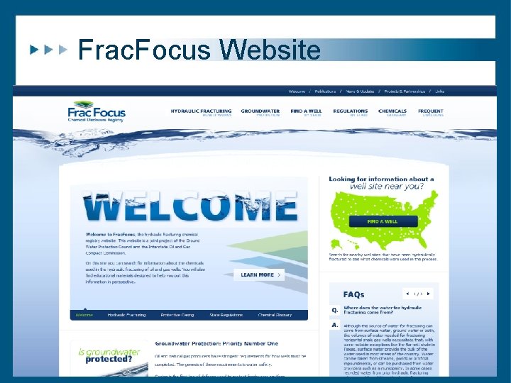 Frac. Focus Website 39 Frac. Focus Website 39