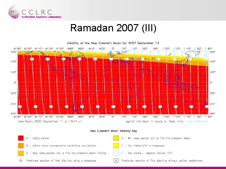 Ramadan 2007 (III) Dr. Steve Bell HMNAO/UKHO 