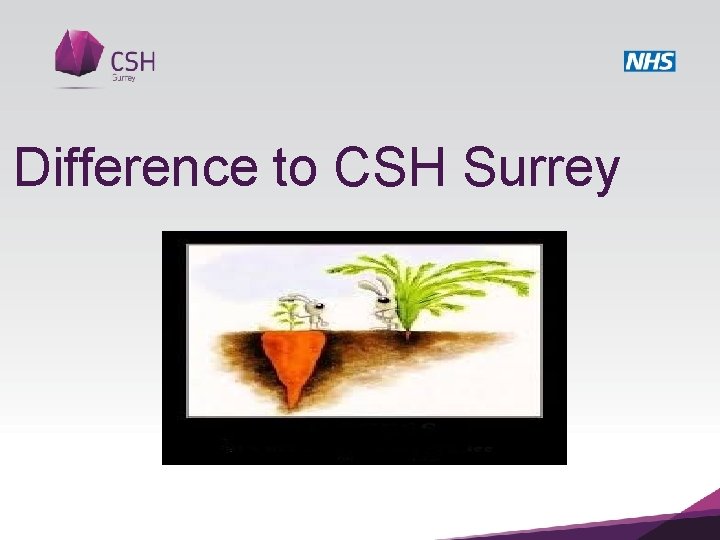 Difference to CSH Surrey 