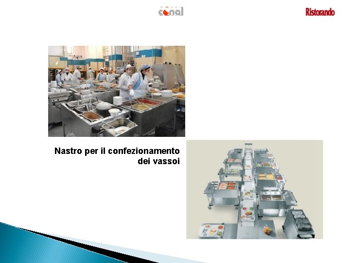 Nastro per il confezionamento dei vassoi Nastro per il confezionamento dei vassoi