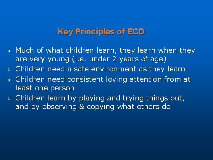Early Childhood First 1000 days in a childs