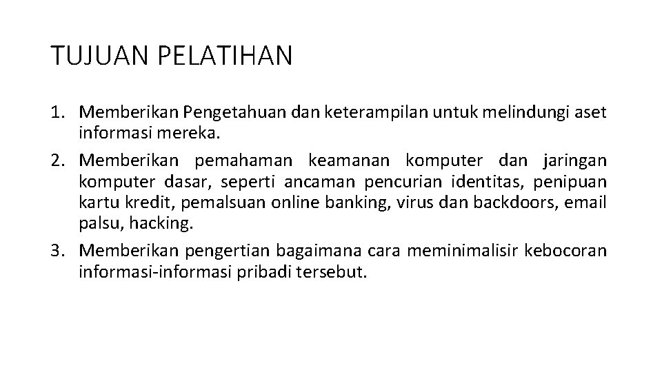 Certified Secure Computer User Cscu Bekerjasama Dengan Fakultas